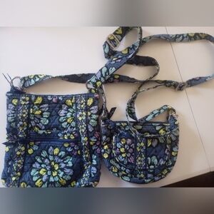Vera Bradley Blue Floral Crossbody Bags (2)
